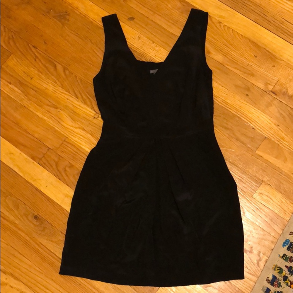 Armani Exchange black silk dress